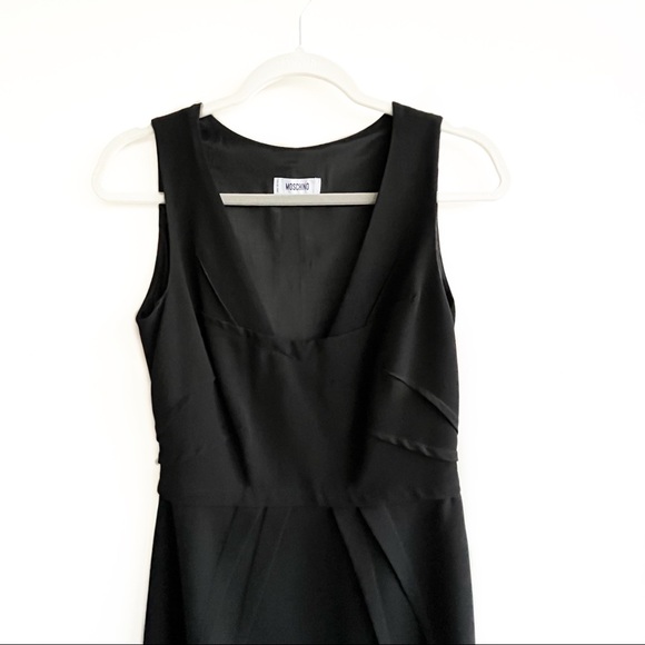 MOSCHINO | V-Neck LBD | Sz 6 - Picture 3 of 5